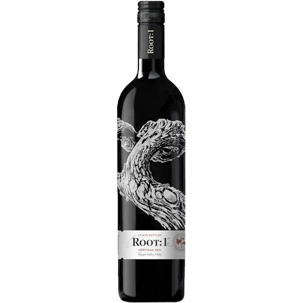 12 Bottle Case Root:1 Maipo Valley Red Blend 2022 (Chile) w/ Shipping Included