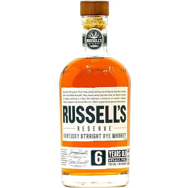Russell's Reserve 6 Year Old Kentucky Straight Rye 750ml