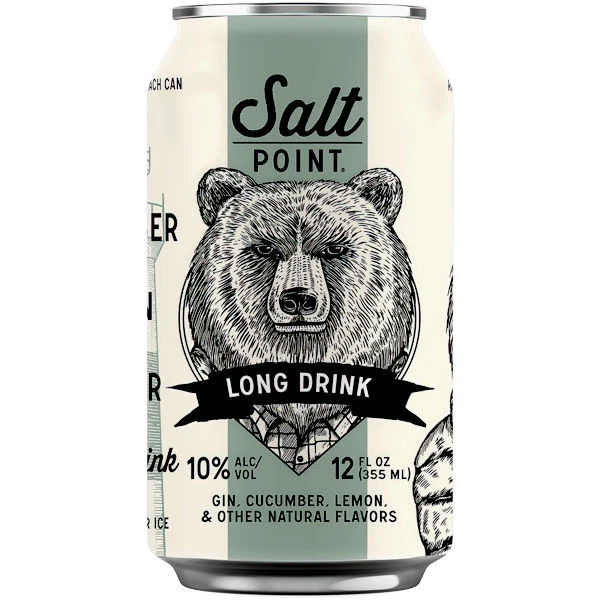 Salt Point Gin Long Drink Ready-To-Drink 4-Pack 12oz Cans