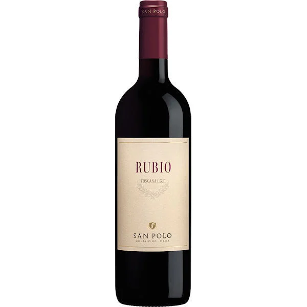 6 Bottle Case San Polo Rubio Toscana IGT 2023 (Italy) Rated 90WE BEST BUY w/ Shipping Included