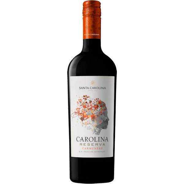 12 Bottle Case Santa Carolina Reserva Merlot 2021 (Chile) w/ Shipping Included