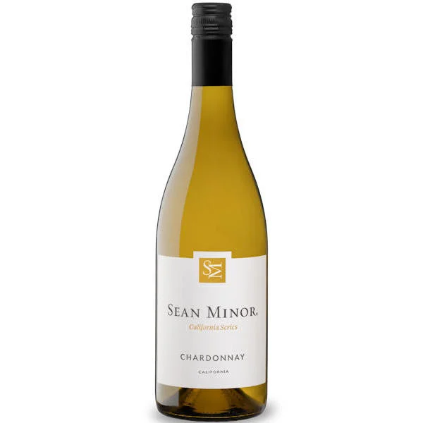 12 Bottle Case Sean Minor Four Bears California Chardonnay 2023 Rated 91WE BEST BUY w/ Shipping Included