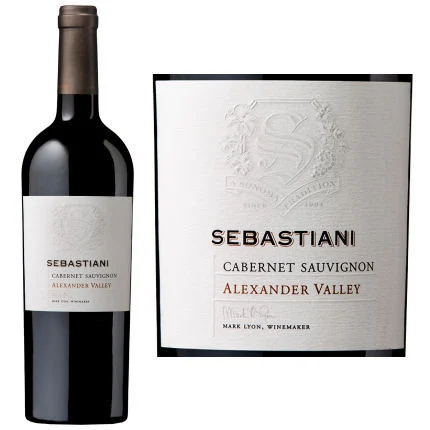 12 Bottle Case Sebastiani Alexander Cabernet 2021 w/ Shipping Included
