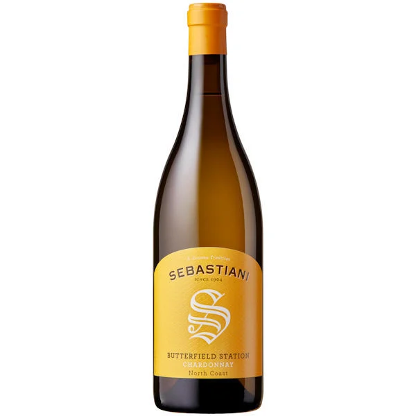 12 Bottle Case Sebastiani Butterfield Station North Coast Chardonnay 2023 w/ Shipping Included