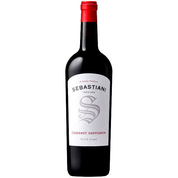 12 Bottle Case Sebastiani North Coast Cabernet 2022 w/ Shipping Included