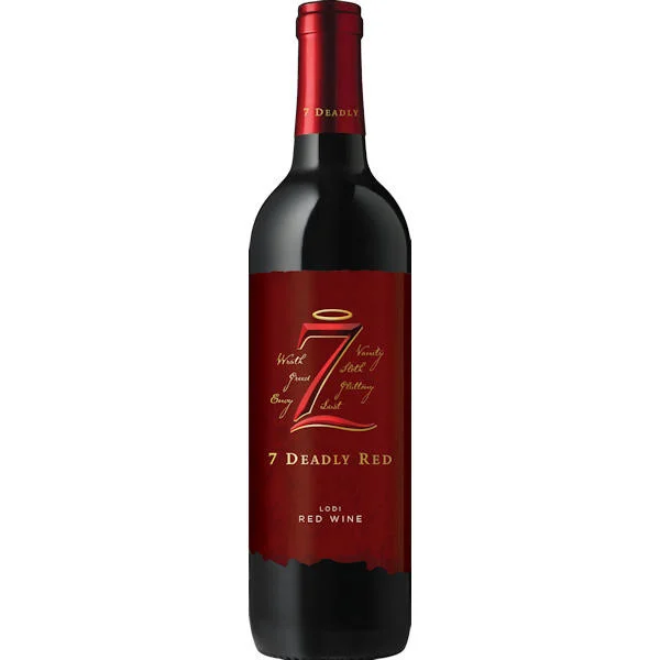 6 Bottle Case Seven Deadly Lodi Red Blend Rated 90 w/ Shipping Included
