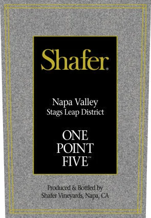 Shafer One Point Five Stags Leap District Cabernet 2022 Rated 95DM 375ml Half Bottle