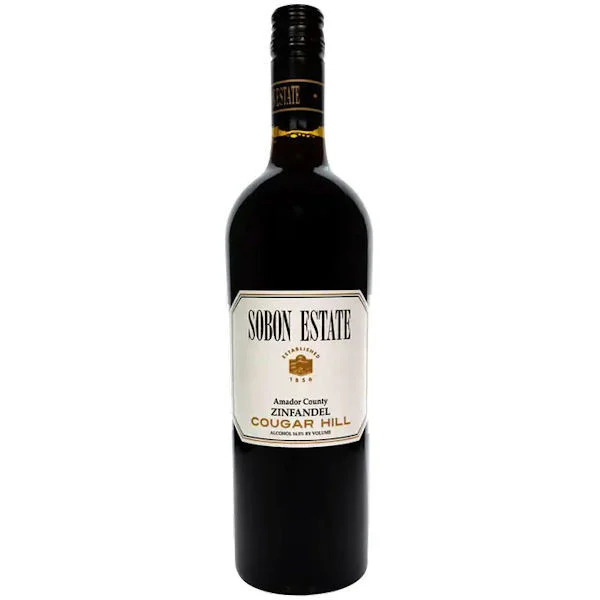 12 Bottle Case Sobon Estate Cougar Hill Amador County Zinfandel 2021 w/ Shipping Included