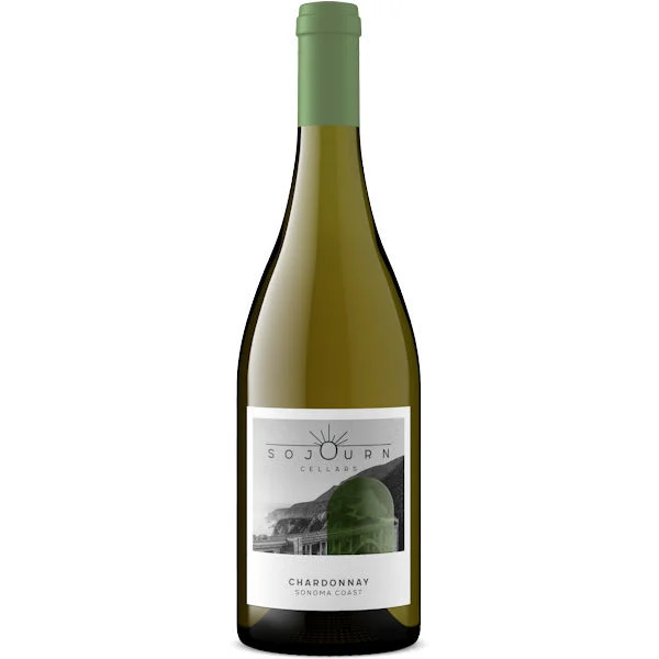 12 Bottle Case Sojourn Cellars Sonoma Coast Chardonnay 2023 Rated 93JS w/ Shipping Included