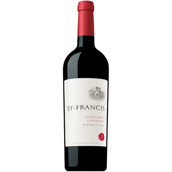 12 Bottle Case St. Francis Old Vines Sonoma Zinfandel 2022 w/ Shipping Included