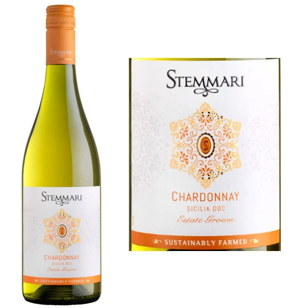 12 Bottle Case Stemmari Arancio Chardonnay Sicilia IGT 2020 w/ Shipping Included