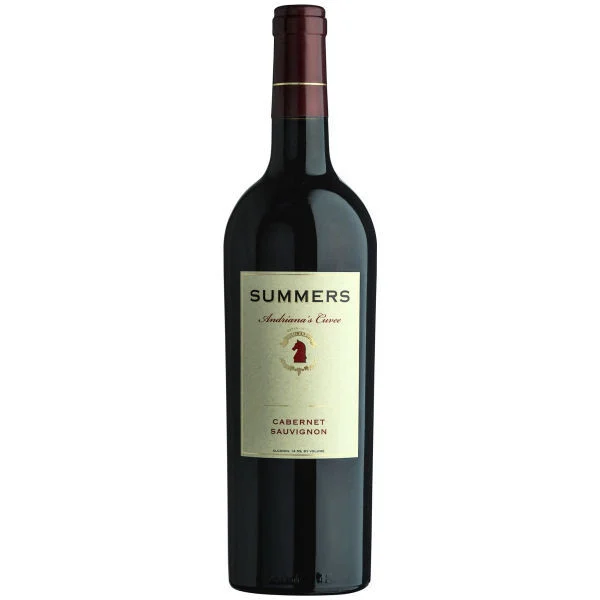 12 Bottle Case Summers Andriana's Cuvee Sonoma-Napa Cabernet 2023 w/ Shipping Included