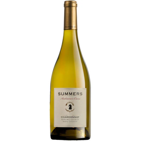 12 Bottle Case Summers Andriana's Cuvee Sonoma-Napa Chardonnay 2022 w/ Shipping Included