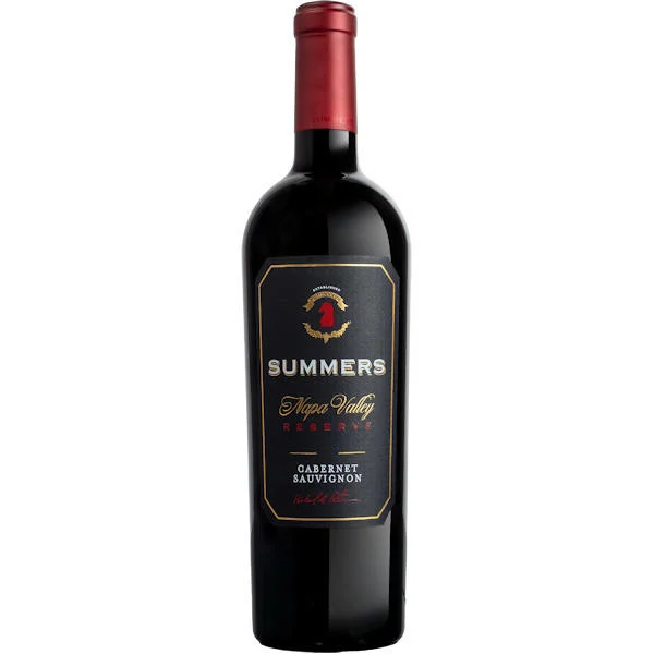 6 Bottle Case Summers Reserve Napa Cabernet 2021 w/ Shipping Included