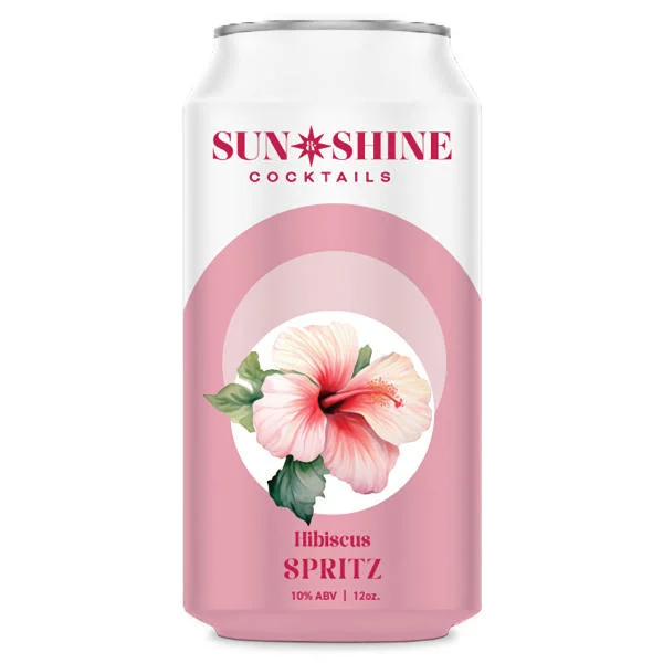 Sun & Shine Hibiscus Spritz 12oz 4 Pack Cans