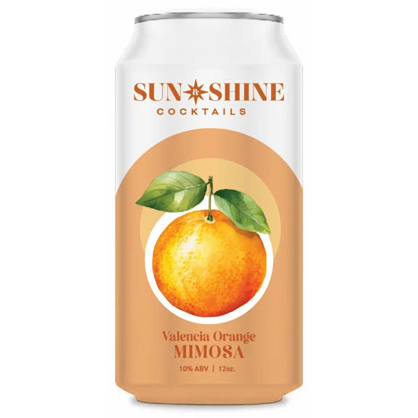 Sun & Shine Valencia Orange Mimosa 12oz 4 Pack Cans