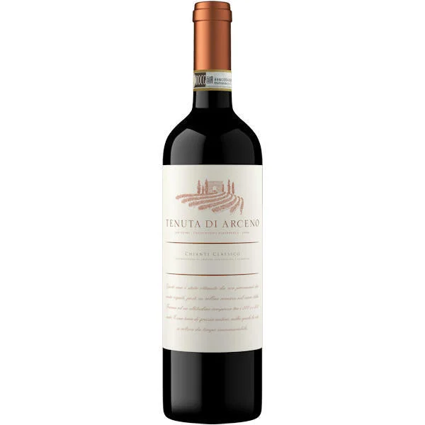 6 Bottle Case Tenuta di Arceno Chianti Classico DOCG 2021 Rated 93JS w/ Shipping Included