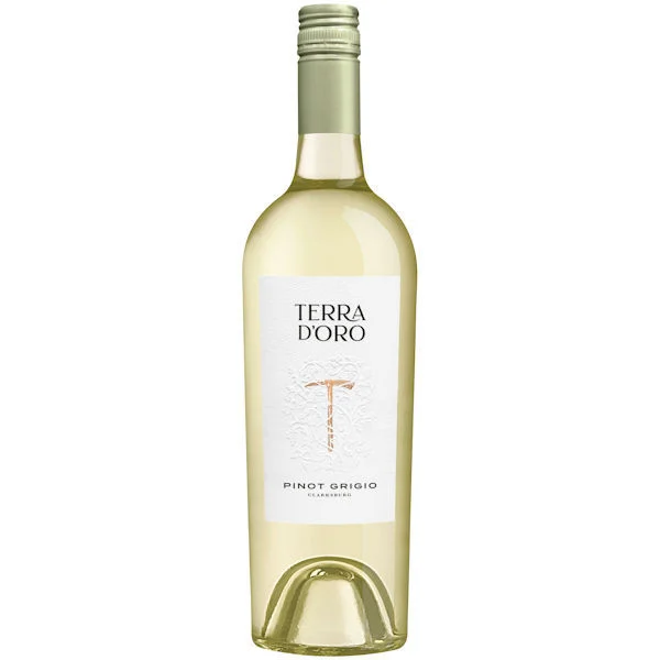 6 Bottle Case Terra d'Oro Clarksburg Pinot Grigio 2023 w/ Shipping Included