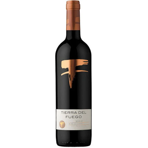 12 Bottle Case Tierra Del Fuego Central Valley Merlot 2023 (Chile) w/ Shipping Included