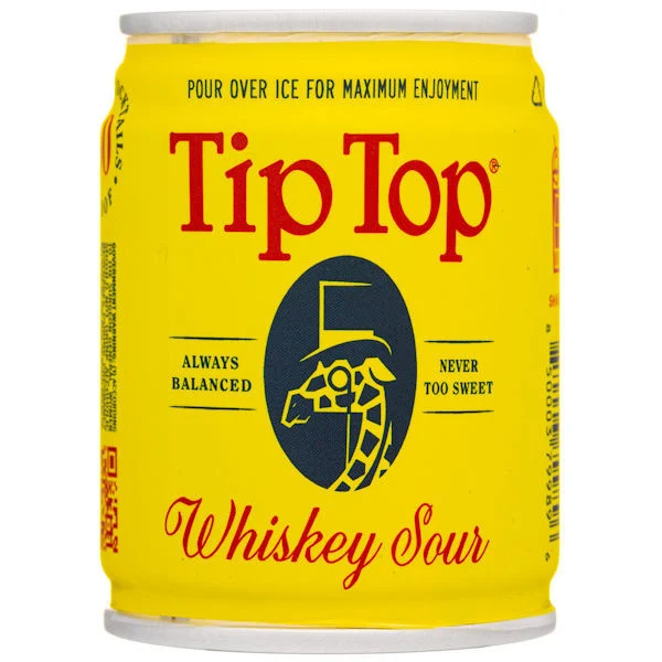 Tip Top Whiskey Sour Ready-To-Drink Cocktail 100ml Can