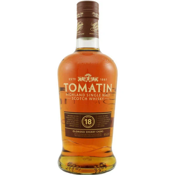 Tomatin 18 Year Old Oloroso Sherry Casks Highland Single Malt Scotch 750ml
