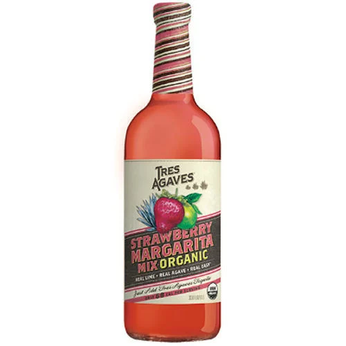 Tres Agaves Organic Strawberry Margarita Mix 1L