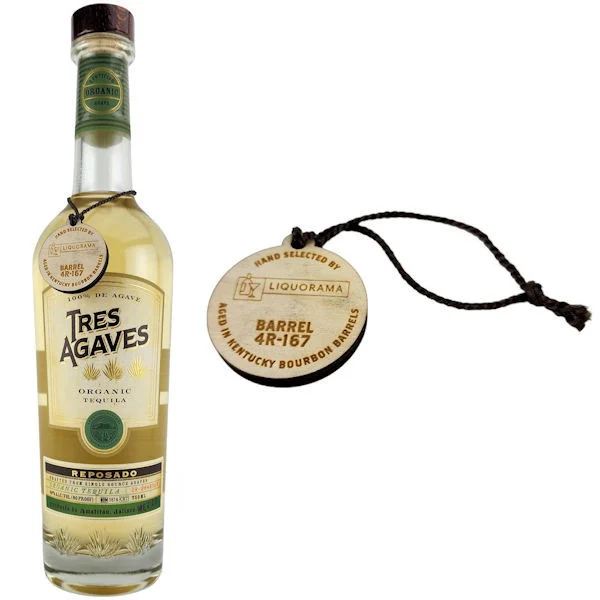 Tres Agaves Single Barrel Reserve Reposado Organic Tequila 750ml