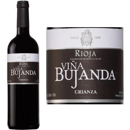 12 Bottle Case Vina Bujanda Crianza Rioja 2021 (Spain) Rated 90VM w/ Shipping Included