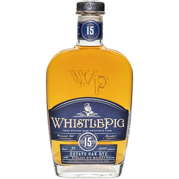 WhistlePig 15 Year Old Estate Oak Rye Whiskey 750ml