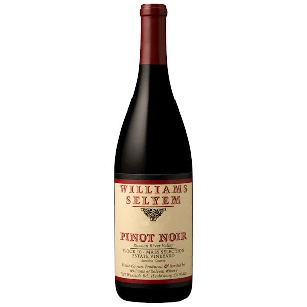 Williams Selyem Block 10 Mass Selection Estate Vineyard Russian River Pinot Noir 2021